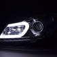 Mercedes W204 C-Class Chrome LED Headlights with DRL (2011 - 2014)