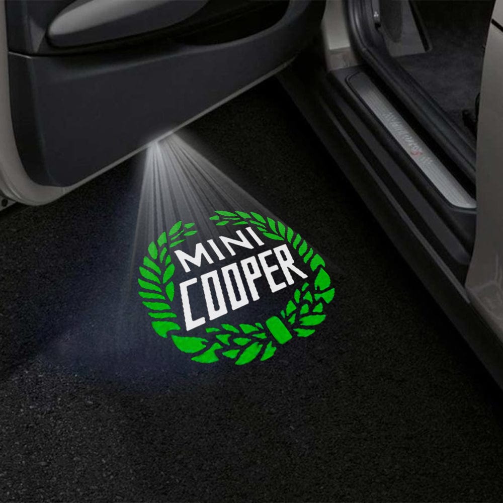 Mini Hatch Premium Door Puddle Lights Various Designs 2001-2024