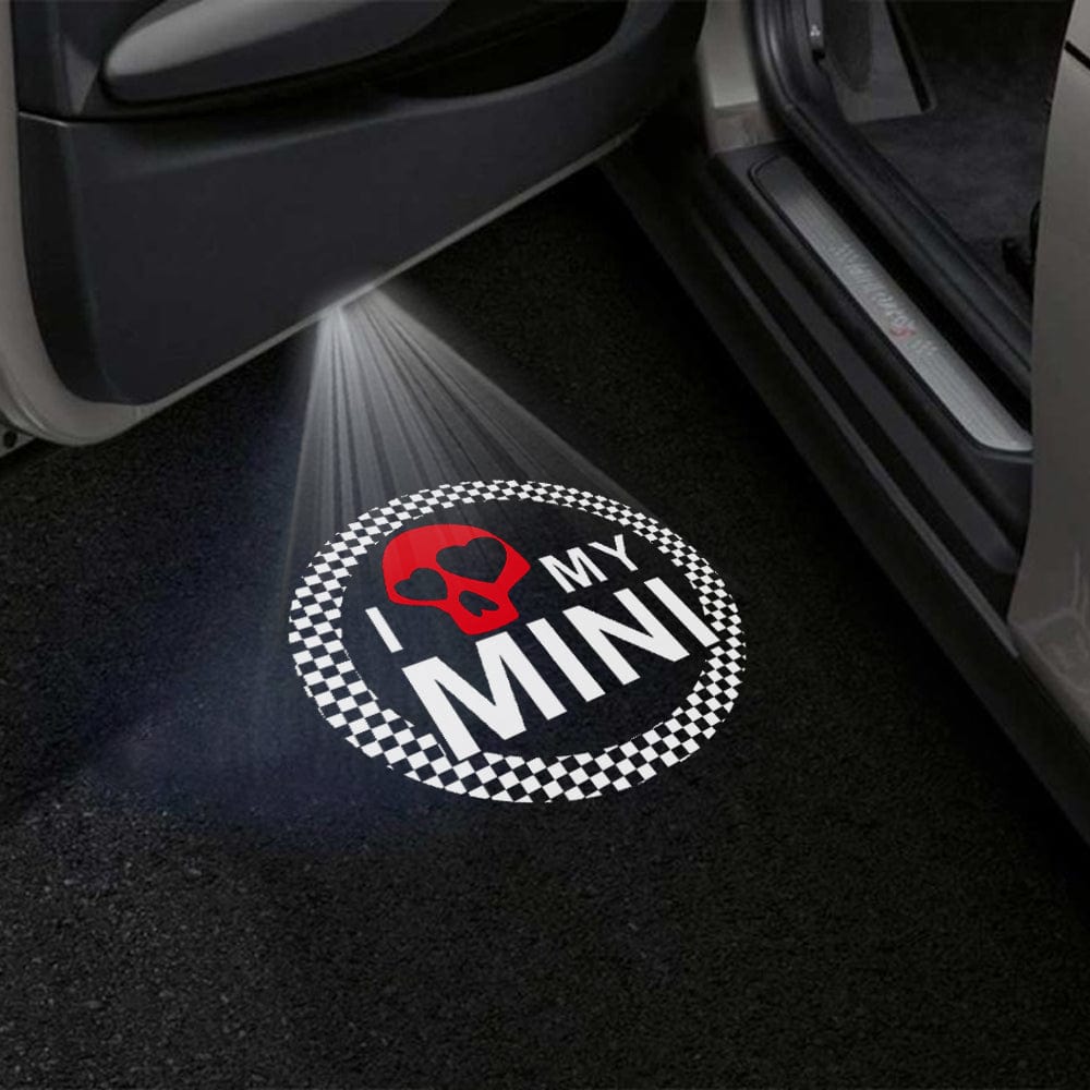 Mini Roadster Premium Door Puddle Lights Multiple Designs 2012-2015