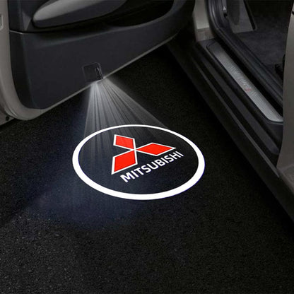MITSUBISHI Outlander 4th Gen Door Stick On Puddle Lights Various Designs 2022-2026