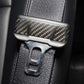 Model 3 / Y Seat Belt Buckle Cover Trim - Carbon Fiber Interior Mods（2pcs）