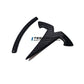 Model 3 / Y T Logo Overlay Front & Rear - Real Carbon Fiber Exterior
