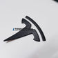 Model 3 / Y T Logo Overlay Front & Rear - Real Carbon Fiber Exterior