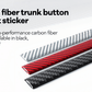 Model Y Juniper Rear Trunk Button Sticker | Flexible Urethane Carbon Fiber