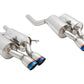 Megan Racing Axle Back Exhaust System for 2006-2010 BMW M5 Base - Burnt Rolled Tips