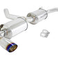 Megan Racing Supremo Exhaust System Axle Back for BMW X5 E70 2007-2013 Dual Stainless Rolled Tips MR-ABE-BE70-SRT