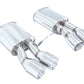 Megan Racing - Supremo Axle Back Exhaust for BMW M6 Coupe 2013-2019 T-304 Stainless Burnt Tip