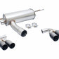 Megan Racing Axle Back Exhaust for 2016+ BMW M2 F87 - T-304 Stainless Steel, Black Chrome Finish