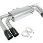 Megan Racing Axle Back Exhaust for 2010-2014 BMW X5M / X6M Blue Titanium Tips