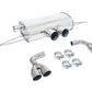 Megan Racing Axle Back for 2015+ BMW X5M (F85) / 2014+ BMW X6M (F16) - T-304 Stainless Steel Quad Exhaust Tip 63mm ID 90mm OD