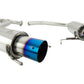 Megan Racing Axle Back Exhaust Drift Spec for Lexus IS250/350 2006-2013 RWD AWD - Blue Tips MR-ABE-LI06DS-BT