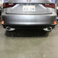 Megan Racing Exhaust System Axle Back for 2014+ Lexus IS250 (2.6 V6) Stainless Tip - MR-ABE-LI14