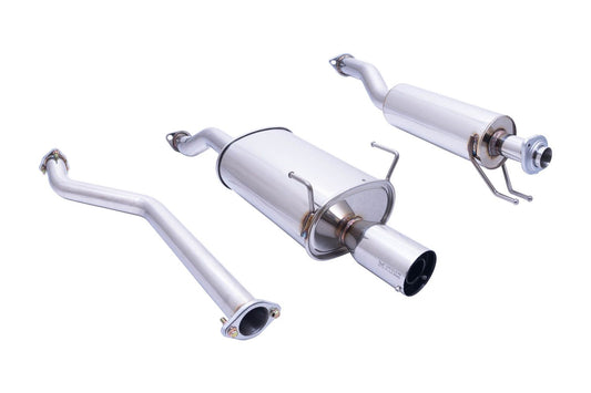 Megan Racing Cat-Back Exhaust for 2002-2006 Acura RSX Base, Type-S - Stainless Steel, 2.5" Piping