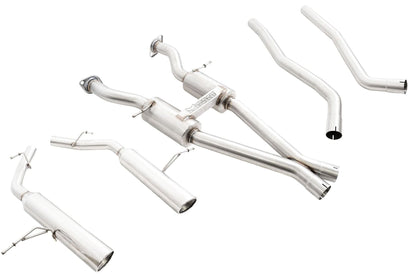 Megan Racing Cat Back Exhaust System for 2014 to 2023 Dodge Durango AWD RWD V6 V8 Dual Bumper Opening - MR-CBS-DDU14V6