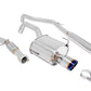 Megan Racing Cat-Back Exhaust for 2012+ Fiat 500 Stainless Steel 3.5x4.5 Roll Tip