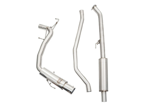 Megan Racing Dual Single Exit Exhaust System for 2022+ Honda Civic Type R - LW-CBS-HC22-DS