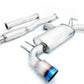 Megan Racing Cat-Back Exhaust System for 2008-2011 Mitsubishi Lancer Evo 10 3" Pipe Dual 4" Ti-Tip Silencer