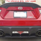 Megan Racing Exhaust System for Scion FR-S 2013-17 / Subaru BRZ 2013-17 / Toyota 86 2017-21 Dual 4" Burnt Ti Tips - MR-CBS-SFR12-SRT-R+MR-CBS-SFR12-M
