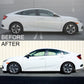 Megan Racing Lowering Springs Front & Rear for Honda Civic 2016-2021 SAE 9254 Cold Wound Steel Powder-Coated - MR-LS-HC16