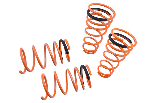 Megan Racing Lowering Springs Front & Rear for Toyota Corolla 1998-2002 SAE 9254 Cold Wound Steel 31.75mm Drop MR-LS-TCO98