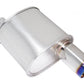 Megan Racing - Universal Exhaust F-RT Turbo Muffler 3" Pipe 3.5" Single Various Finishes MR-MU-FRT-T