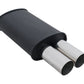 Megan Racing Muffler Universal Dual 3" Tips 2.5" Piping MR-MU-MDT