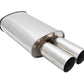 Megan Racing Muffler Universal Dual 3" Tips 2.5" Piping MR-MU-MDT