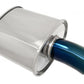 Megan Racing Universal Exhaust M-FG SINGLE Curved Muffler - MR-MU-MFG