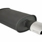 Megan Racing Universal Exhaust O ST Muffler (Single Oval Tip) - MR-MU-OST