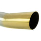 Megan Racing Universal 3" to 4" VIP Exhaust Tips Single Gold Tip - MR-UT-S4GD