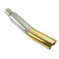 Megan Racing Universal 3" to 4" VIP Exhaust Tips Single Gold Tip - MR-UT-S4GD