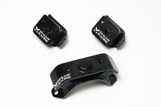Megan Racing Engine Mounts for 1985-1987 Toyota Corolla GTS/AE86, Hard Rubber, Polyurethane, 3 Pcs – MRS-TY-0640