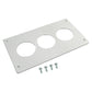 Aluminum Radio Replacement Plate Cover 52mm Gauge For Foxbody Mustang 87-93
