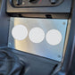 Aluminum Radio Replacement Plate Cover 52mm Gauge For Foxbody Mustang 87-93