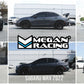 Megan Racing Coilover Damper Kit for Subaru WRX 2022+ Street Series - 32-way Compression & Rebound, Camber Adjustable Pillowball Front Top Mounts