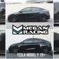 Megan Racing EZII Series Coilover Damper Kit for Tesla Model Y 2019+ & Model 3 2017+ AWD - Length Adjustable, Damping, Monotube MR-CDK-TSLY19X-EZII