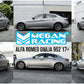 Megan Racing Coilover System for 2017+ Alfa Romeo Giulia Quadrifoglio RWD - 30-way Damping, Monotube, Rubber Front Mounts MR-CDK-ARG17-EU