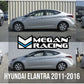 Megan Racing Lowering Springs Front/Rear for 2011-2016 Hyundai Elantra Sedan - MR-LS-HYE11