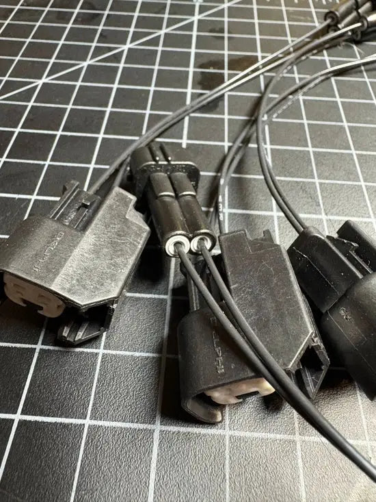 Honda OBD2 to EV6 Injector Jumper Harness – 6" Milspec Pigtails (Set of 4)