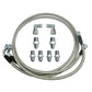 Flexible SS Braided Transmission Cooler Hose Line GM Chevy 1995 & Older 4L80E