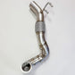 Racing Downpipe For VW MK7 Golf R 2.0T AWD (Catless and Catted)