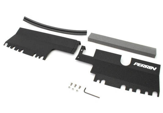 Perrin [15-21 WRX/STI] Radiator Shroud | Without OEM Intake Scoop - Black | PSP-ENG-512-2BK
