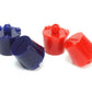 Perrin [15-25 WRX, 15-21 STI] Trunk Bumper Pair Red/Blue | PSP-BDY-502