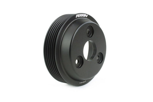 Perrin [22-25 WRX, 19-22 Forester, 20-22 Legacy, 21-22 Crosstrek] Lightweight Water Pump Pulley Black | PSP-ENG-112BK