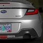Perrin 22+ BRZ/GR86 Exhaust Cutout Plate | Right Side For Single Outlet Exhaust Systems