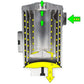 Perrin [02-14 WRX, 04-21 STI, 05-09 LGT] Air Oil Separator Neon Yellow w/ FMIC