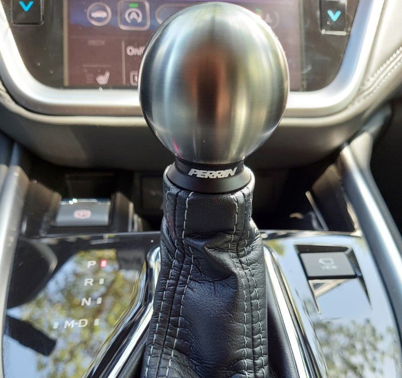 Perrin Ball Shift Knob - 2.0in. / Brushed Finish FOR Subaru Outback / Ascent CVT 2020+ | PSP-INR-141-3