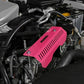Perrin Performance [15-25 Subaru Impreza, 18-25 Crosstrek, 20-25 Legacy, 22-25 WRX and Outback] Pulley Cover | Short Version - Works w/AOS System - Hyper Pink