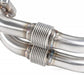 Perrin Performance [19-25 Subaru WRX, Legacy XT, Outback XT, Ascent] Equal Length Header - Brushed SS