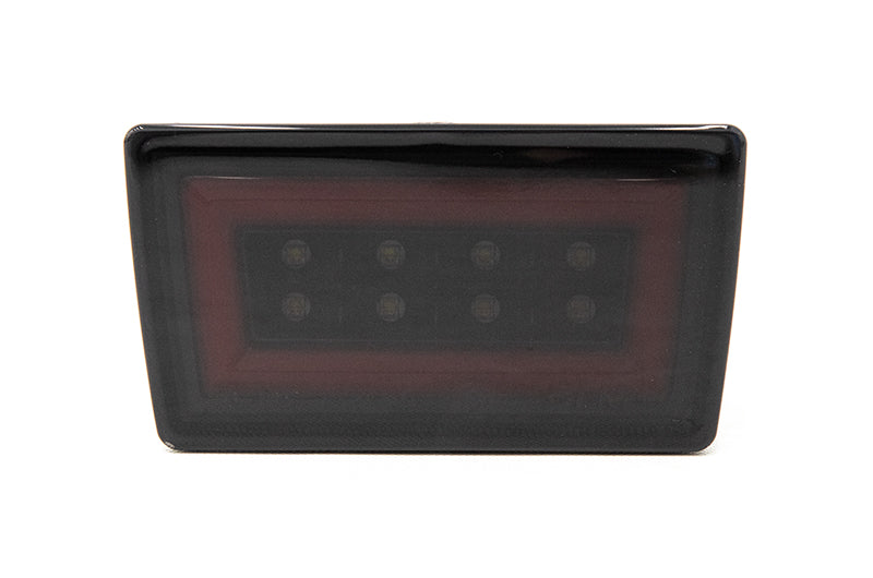 OLM F1 NB+R V2 (Smoke Lens, Gloss Black Base, Red Bar) - 2015-2020 WRX / STI